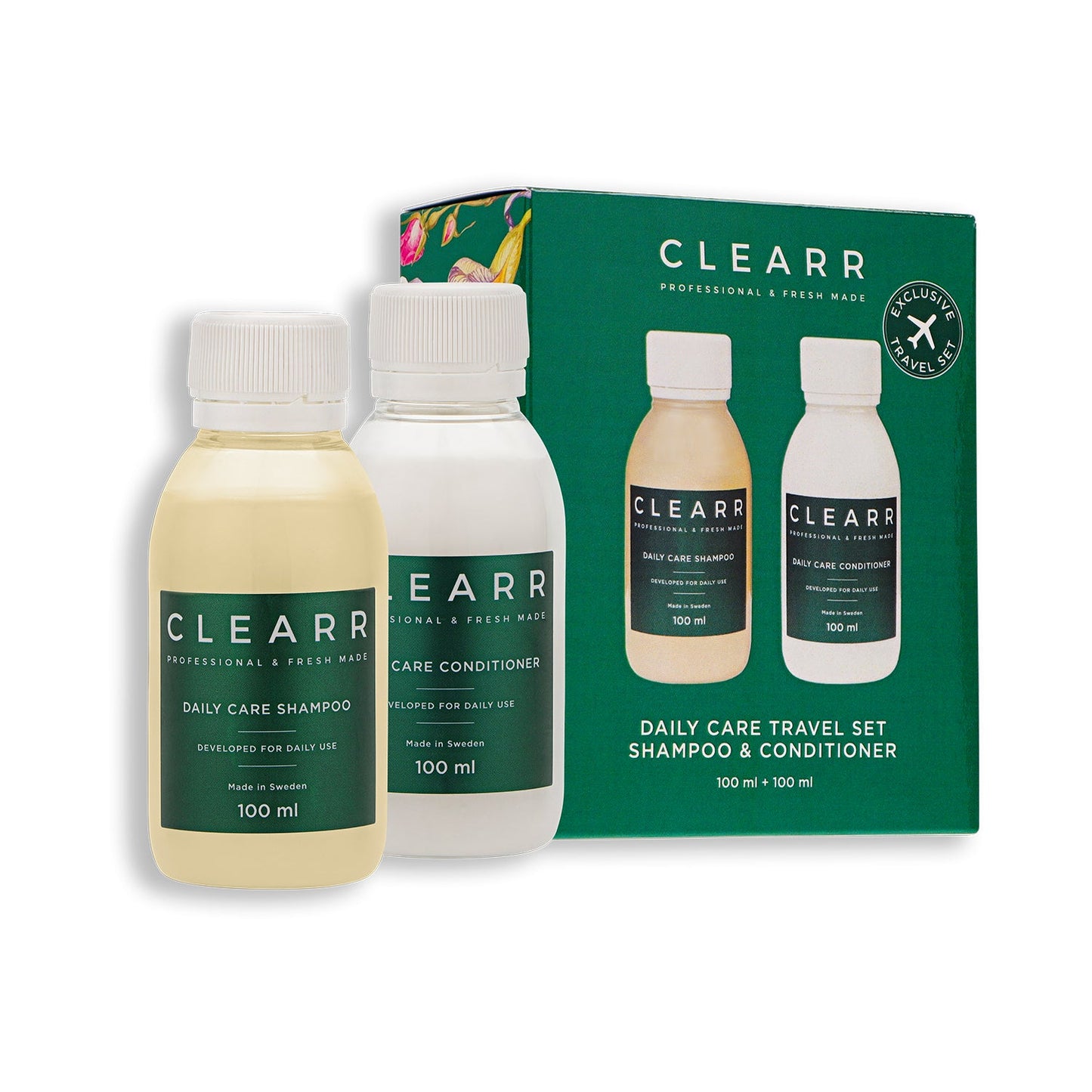 Clearr Shampoo & Conditioner Set, 100 ml + 100 ml